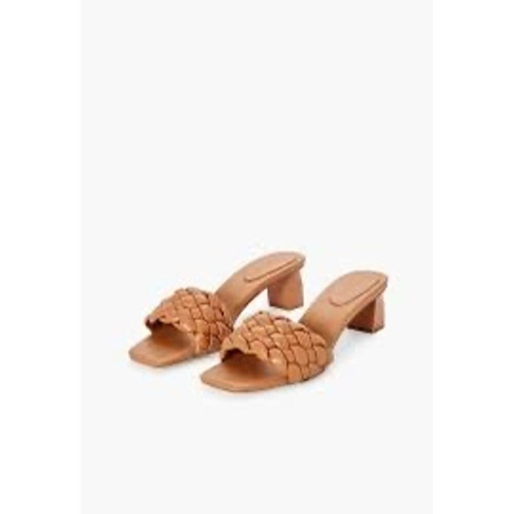 Just FabTonika Braided Strap Heeled Sandal Size 8